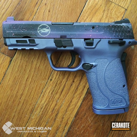 Powder Coating: Hidden White H-242,9mm,Firearm,Smith & Wesson,CRUSHED ORCHID H-314,M&P Shield,S.H.O.T,Pistol,Armor Black H-190,M&P,Firearms,Galaxy