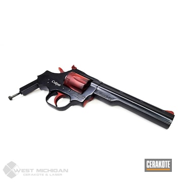 Cerakoted Custom Revolver In E-100, H-221 And H-190