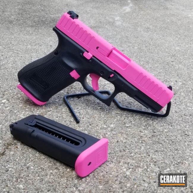 Glock G44 Coated Using Prison Pink