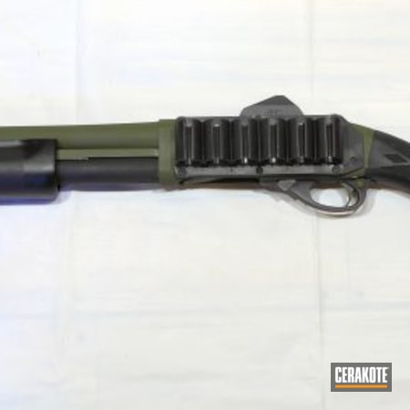 Powder Coating: Graphite Black H-146,12 Gauge,Shotgun,Tactical,S.H.O.T,Sniper Green H-229,870