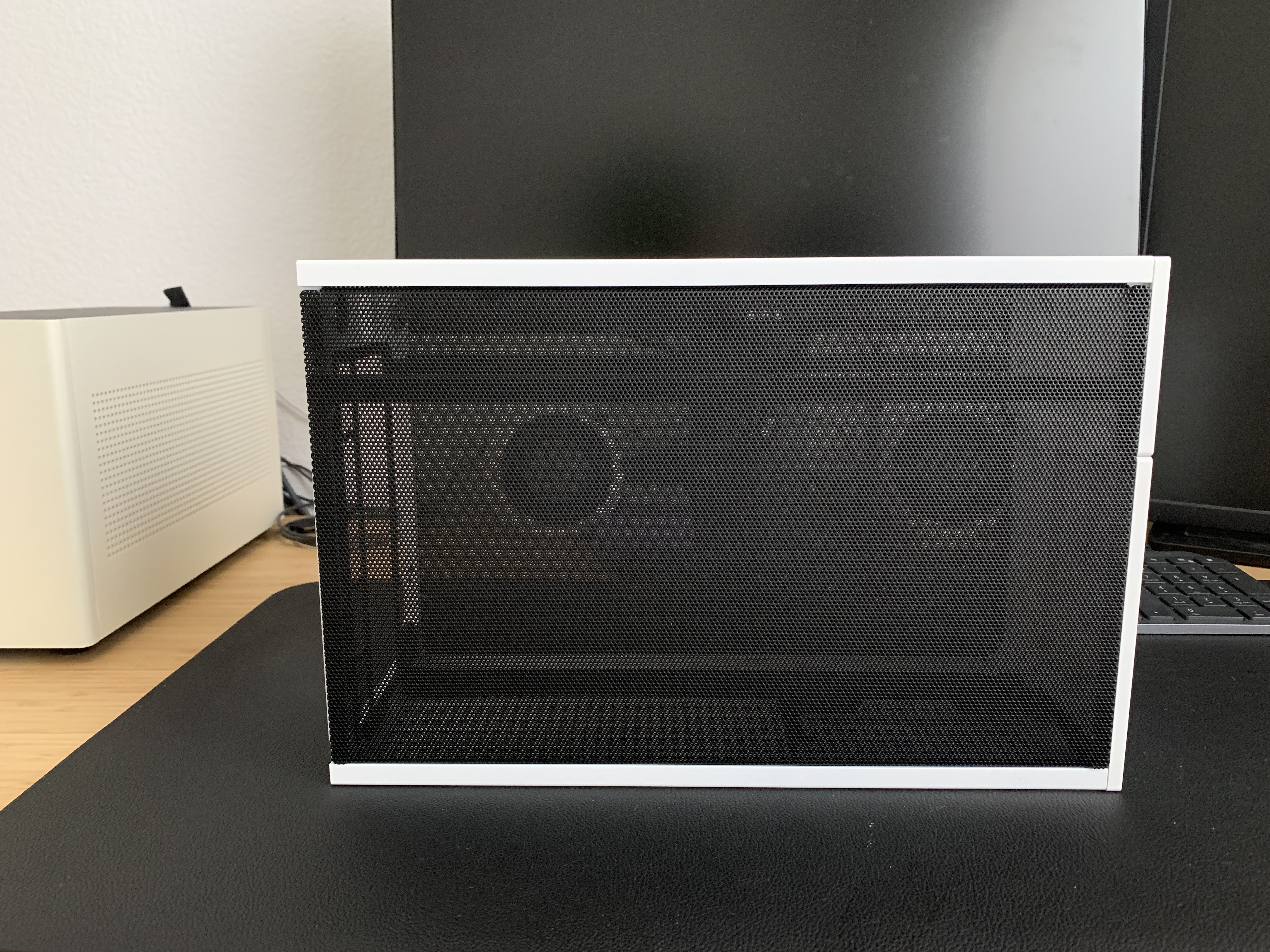 Powder Coated Computer Custom PC build coated using Stormtrooper White | Cerakote