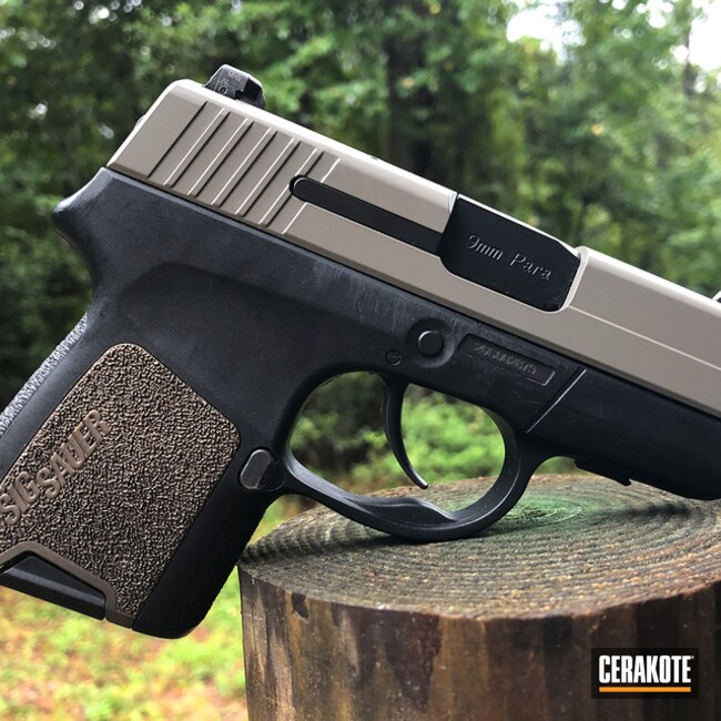 Cerakoted Sig Sauer P290rs In E-150, E-100 And H-294