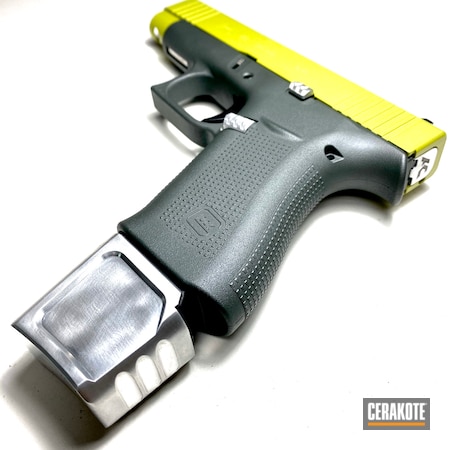 Powder Coating: MOJITO - MTO  H-313,9mm,Glock,S.H.O.T,PLATINUM GREY H-337,Handgun,48