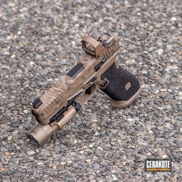 Glock 17 Cerakoted Using Magpul® Flat Dark Earth