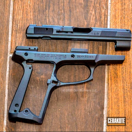 Powder Coating: Graphite Black H-146,S.H.O.T,Handguns,Pistol,Pistol Frame,Pistols