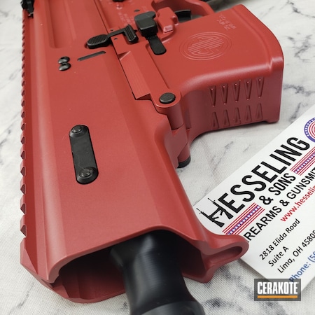 Powder Coating: 9mm,Red,Graphite Black H-146,S.H.O.T,Sig Sauer,Pistol,Tacticool,FIREHOUSE RED H-216,Sig,MPX