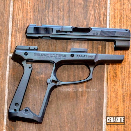 Powder Coating: Graphite Black C-102,S.H.O.T,Pistol Slides,Pistol Frame