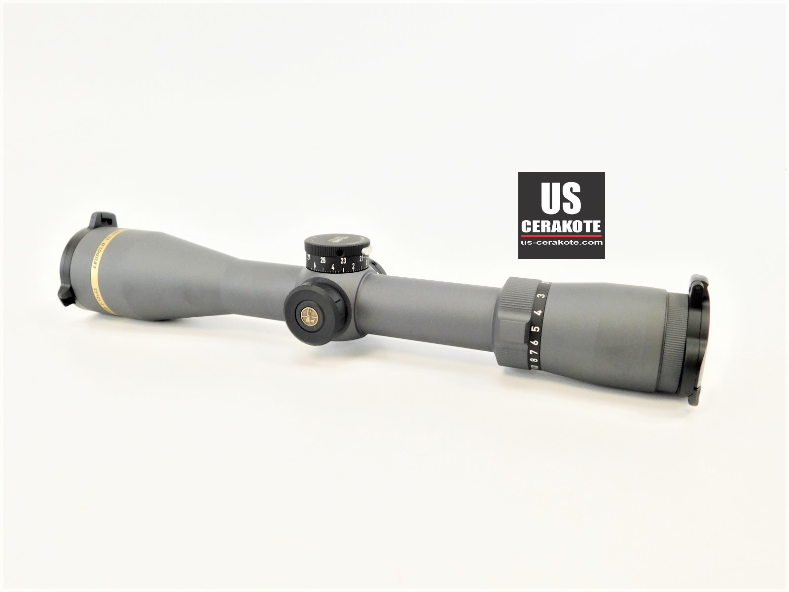 Leupold Scope Cerakoted using Sniper Grey | Cerakote