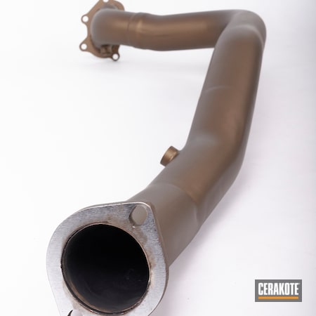 Powder Coating: Burnt Bronze C-148,Automotive,Exhaust