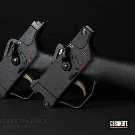 Powder Coating: Midnight Bronze H-294,Snow White H-136,S.H.O.T,MP5,Trigger,RUBY RED H-306,Full Auto