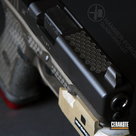 Powder Coating: Laser Engrave,Graphite Black H-146,Midnight Bronze H-294,Glock,S.H.O.T,Glock 19