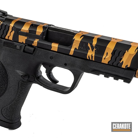Powder Coating: Graphite Black H-146,Smith & Wesson,Tiger Stripes,COPPER H-347,S.H.O.T,Pistol,M&P,.45