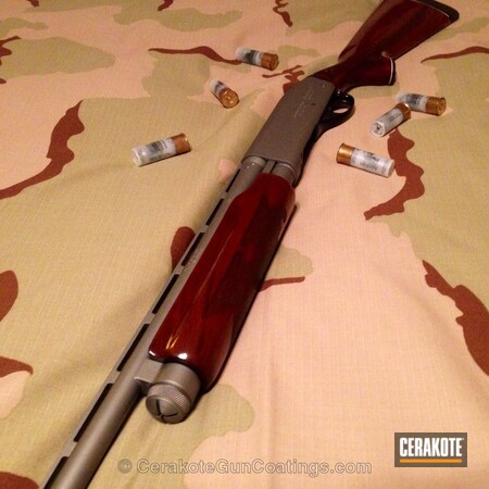Powder Coating: Shotgun,Remington,Titanium H-170