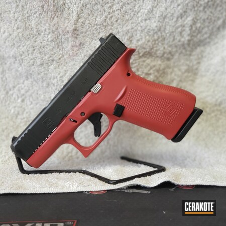 Powder Coating: 9mm,S.H.O.T,His and Hers,HABANERO RED H-318,Glock 19,Glock 43X,Robin's Egg Blue H-175