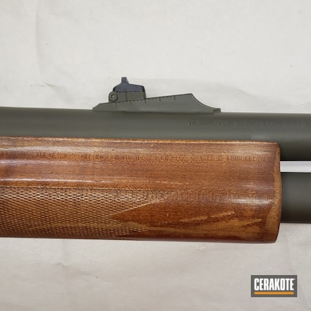 Powder Coating: Shotgun,S.H.O.T,Remington,O.D. Green H-236,870,Pump