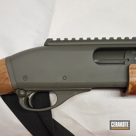 Powder Coating: Shotgun,S.H.O.T,Remington,O.D. Green H-236,870,Pump