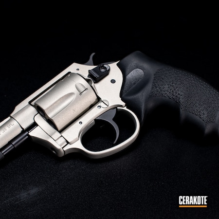 Powder Coating: Firearm,Graphite Black H-146,Undercover,S.H.O.T,Revolver,Charter Arms,Wheel Gun,Shimmer Aluminum H-158
