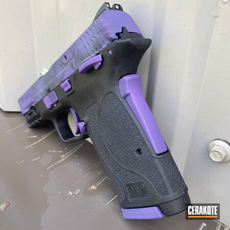 Powder Coating: Graphite Black H-146,Smith & Wesson,M&P Shield EZ,Wild Purple H-197,S.H.O.T,Shimmer Aluminum H-158,Bright Purple H-217,Kryptek