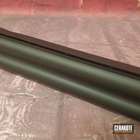 Powder Coating: Shotgun Barrel,Graphite Black H-146,Shotgun,Gun Parts,Double Barrel Shotgun