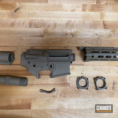 Powder Coating: S.H.O.T,AR Pistol,AR-15,Coyote Tan H-235