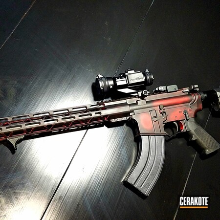 Powder Coating: S.H.O.T,Armor Black H-190,Carbine,FIREHOUSE RED H-216,762 X 39