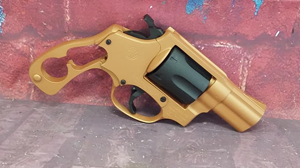 Copper Revolver Taurus Revolver Cerakoted using Graphite Black and Copper | Cerakote