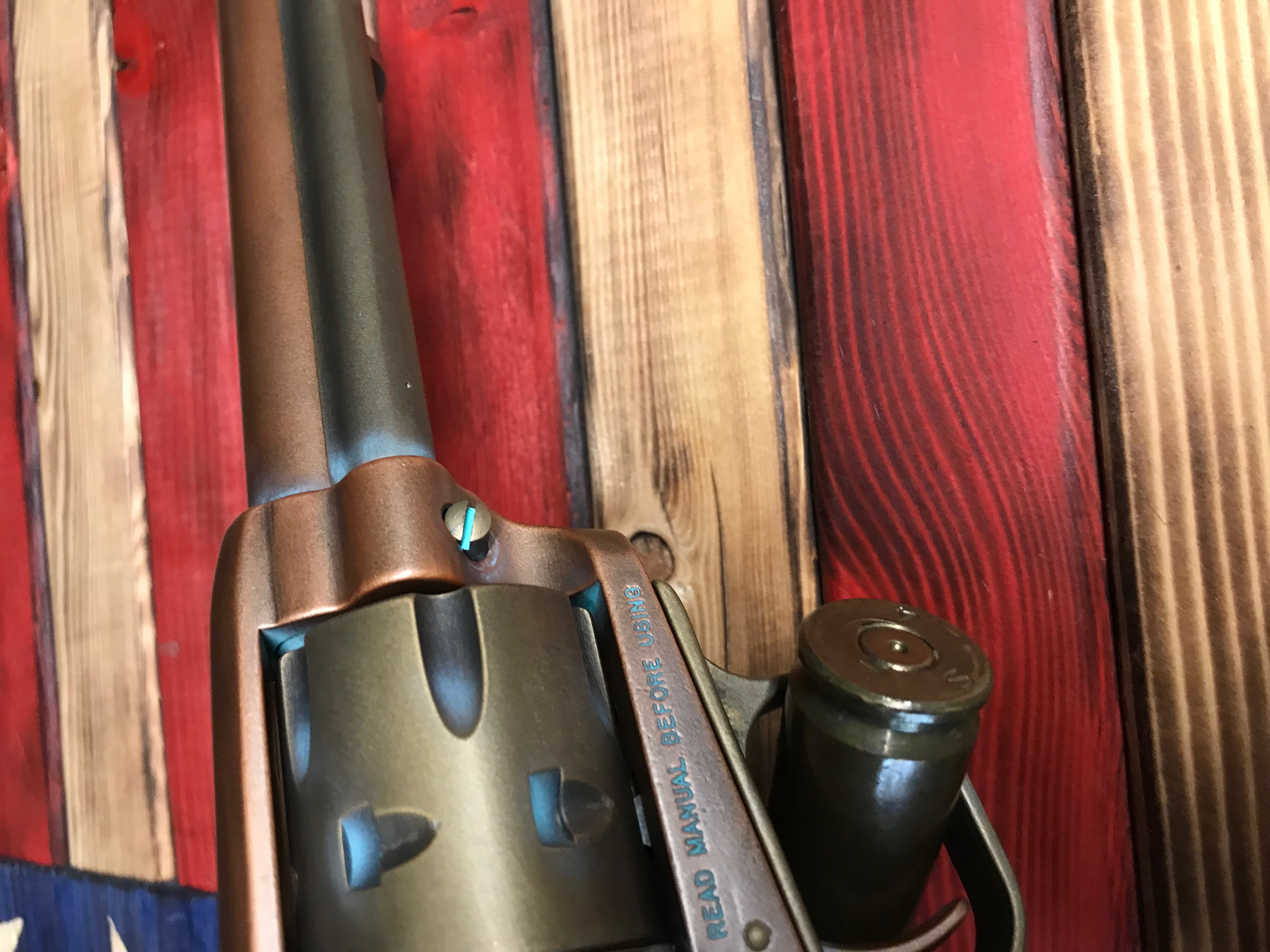 Revolver Raspberry Color Heritage Rough Rider Revolver Cerakoted using Blue Raspberry, Parakeet ...