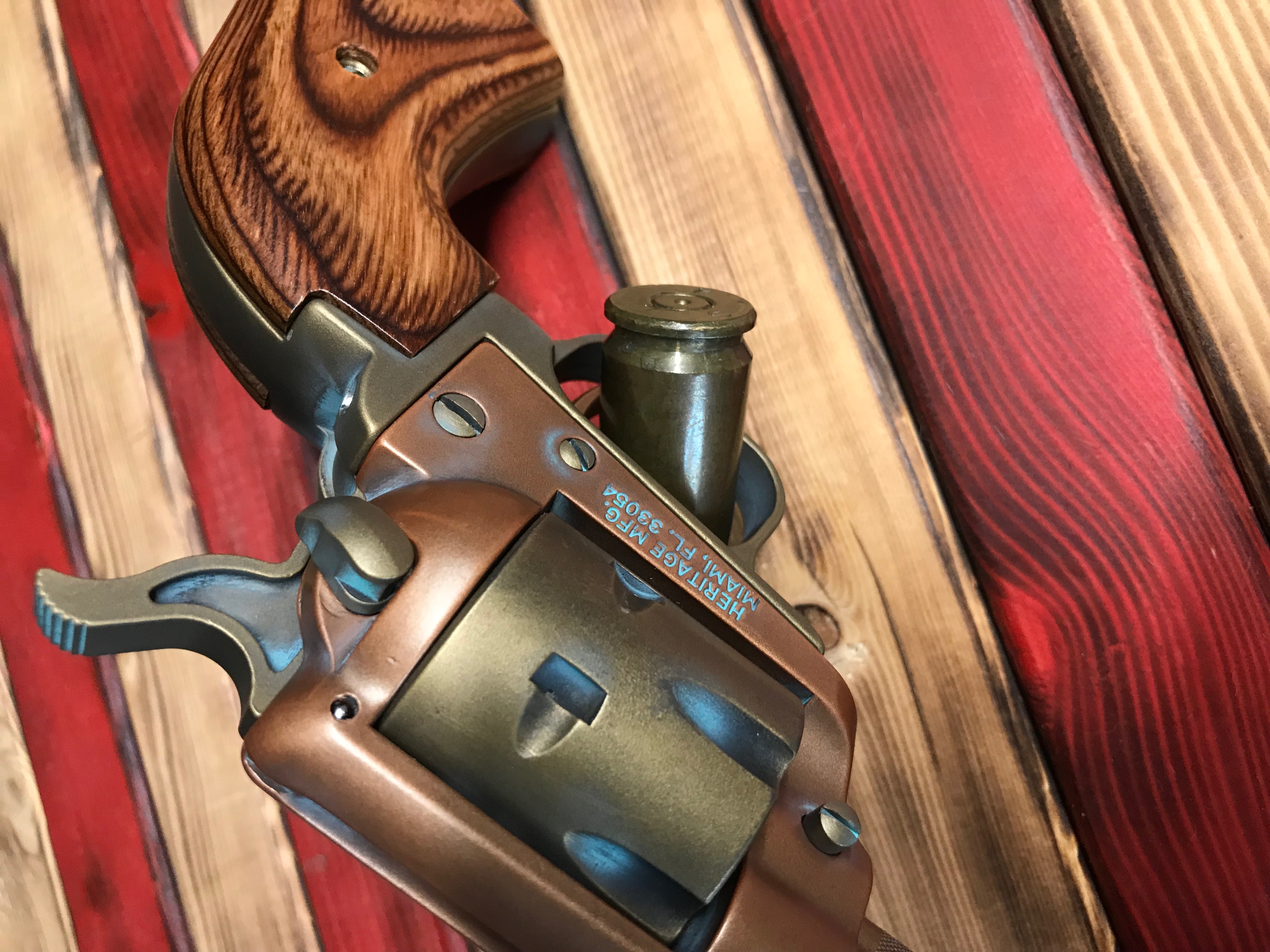 Revolver Raspberry Color Heritage Rough Rider Revolver Cerakoted using Blue Raspberry, Parakeet ...