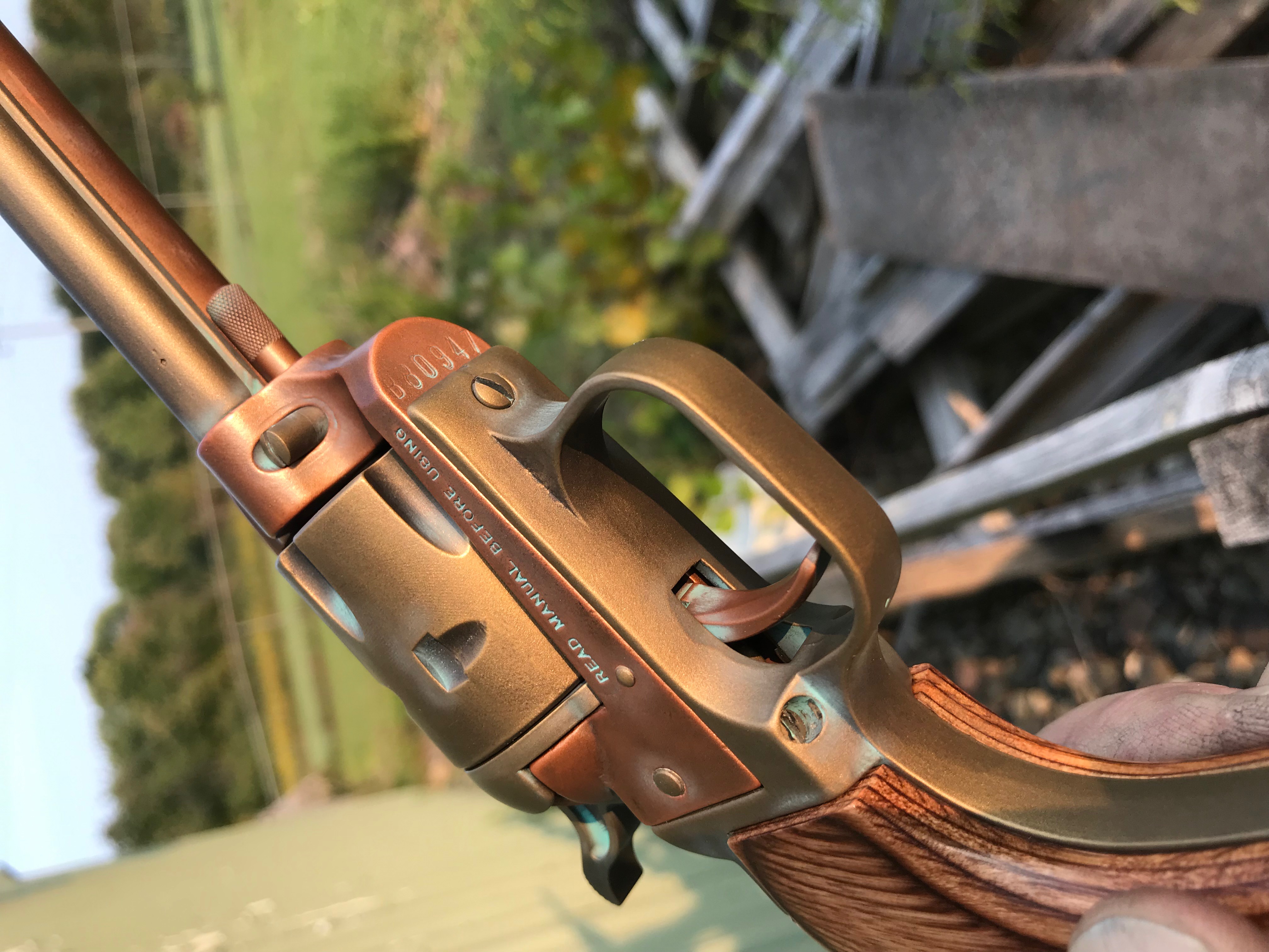 Revolver Raspberry Color Heritage Rough Rider Revolver Cerakoted using Blue Raspberry, Parakeet ...