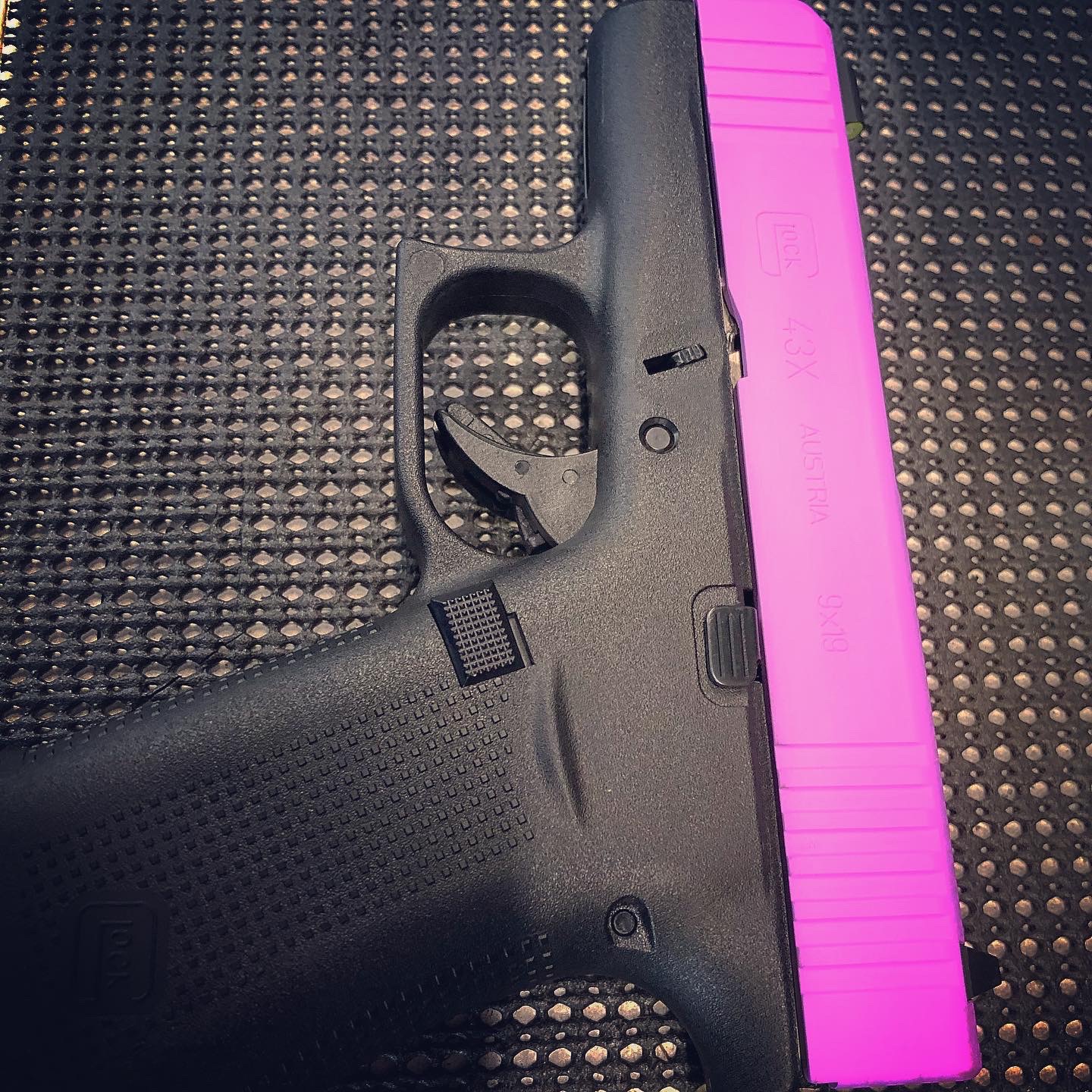 Glock 43X Cerakoted using Purplexed | Cerakote