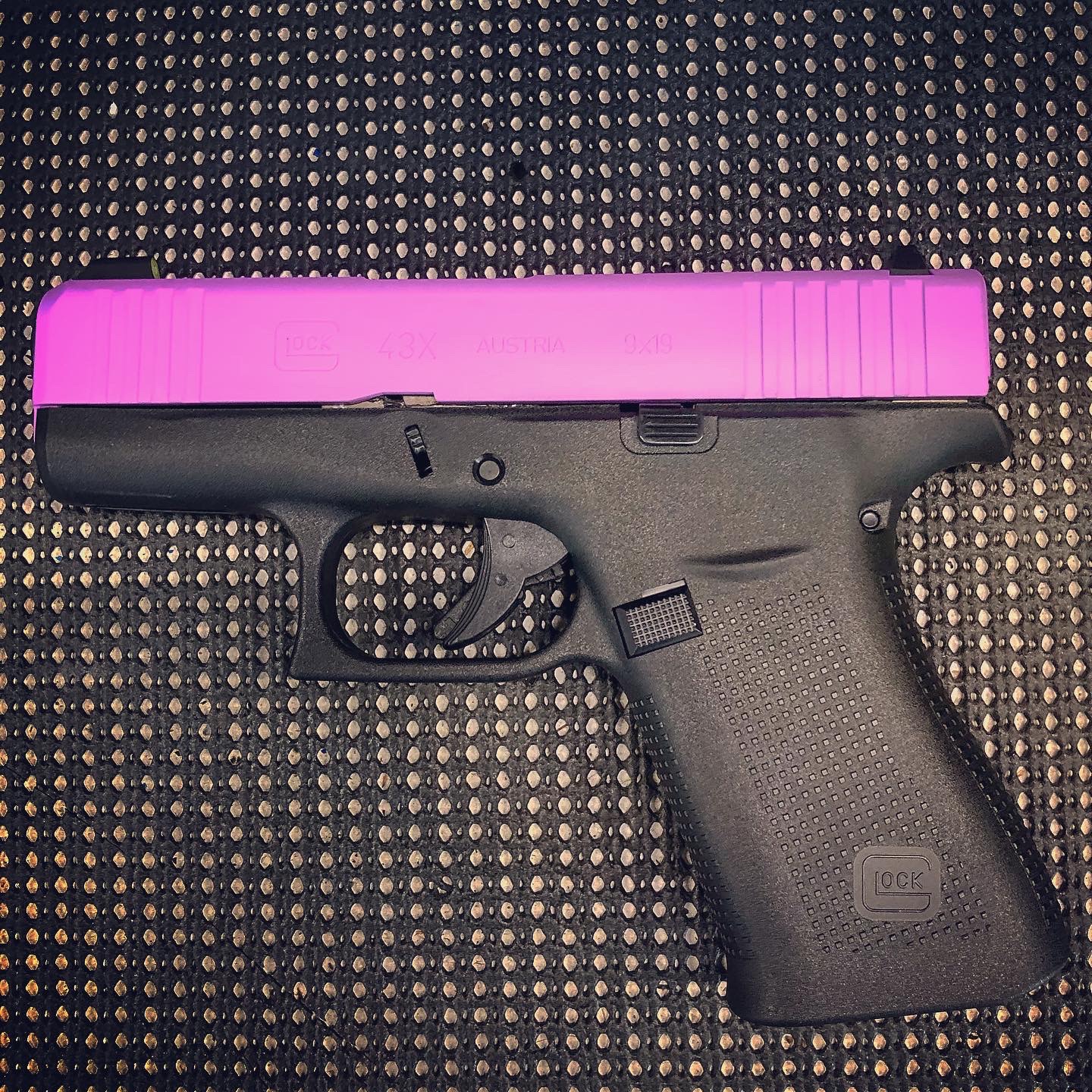 Glock 43X Cerakoted using Purplexed | Cerakote