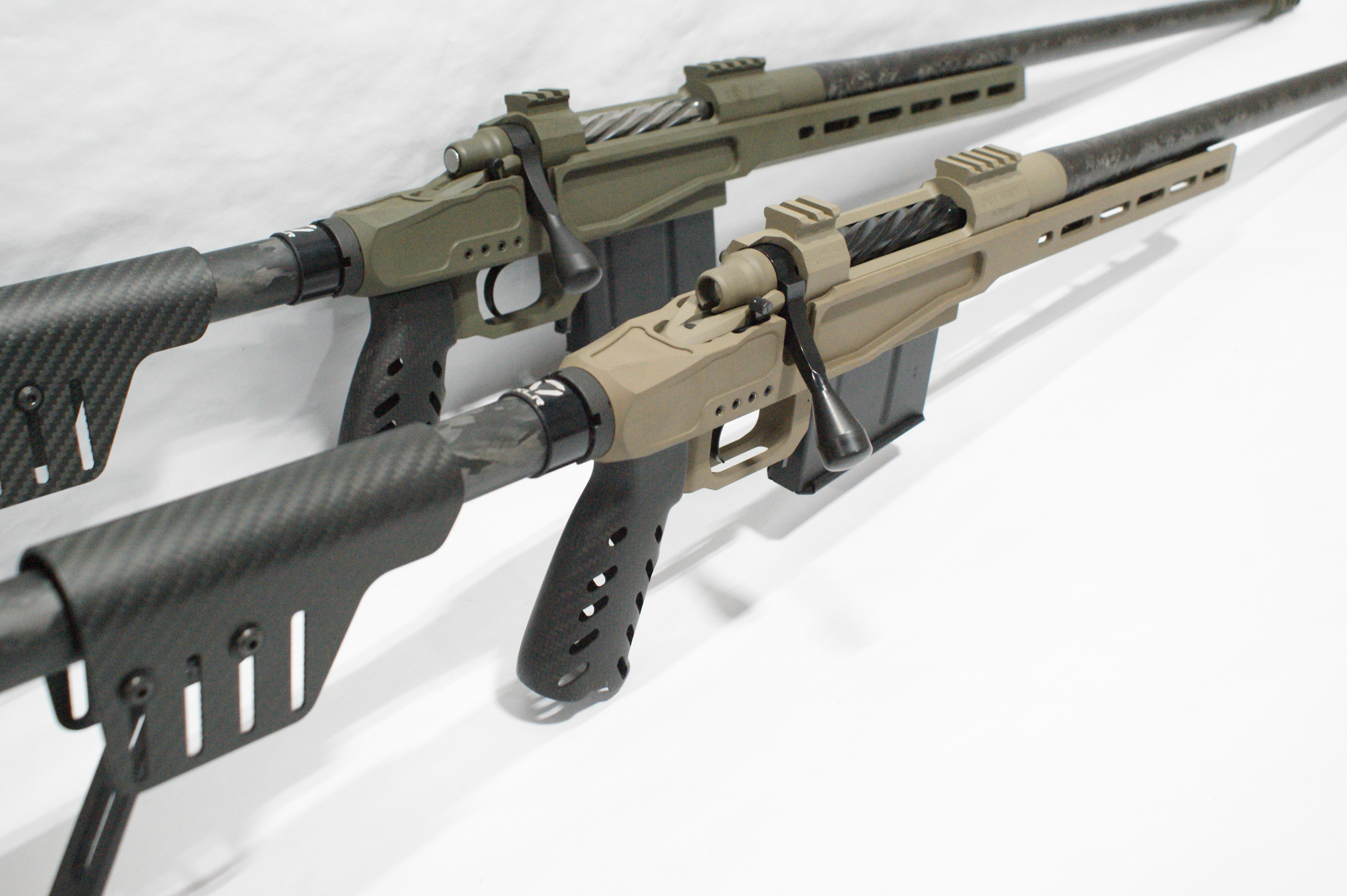 Custom Bolt Action Rifles Cerakoted using O.D. Green and Magpul® FDE ...