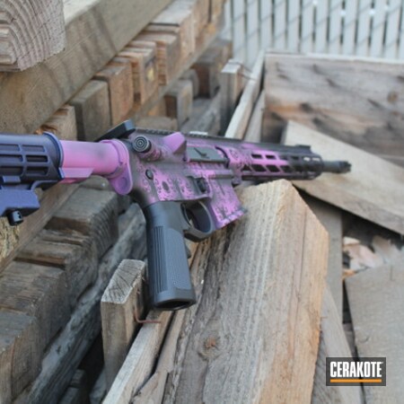 Powder Coating: Graphite Black H-146,5.56,S.H.O.T,Bright Purple H-217,Tactical Rifle,Rifle
