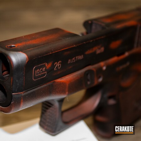 Powder Coating: 9mm,Graphite Black H-146,Crimson H-221,Glock,S.H.O.T,Battleworn,Handgun