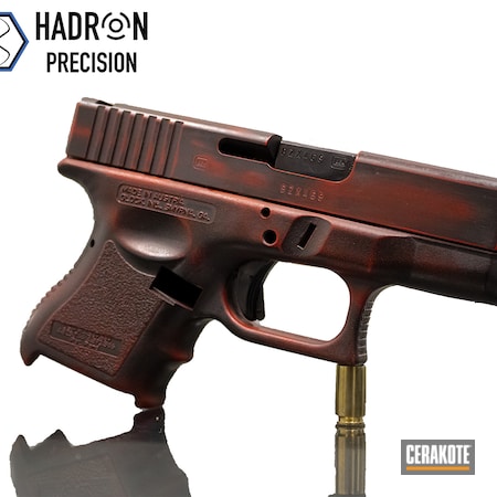 Powder Coating: 9mm,Graphite Black H-146,Crimson H-221,Glock,S.H.O.T,Battleworn,Handgun