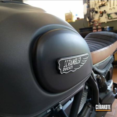 Powder Coating: Motorcycles,Armor Black H-190,Ducati,Cobalt H-112,Automotive,Cafe Bike Engine Build