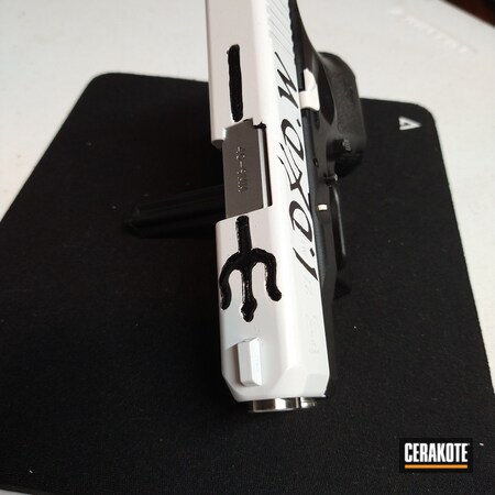 Powder Coating: 9mm,Graphite Black H-146,S.H.O.T,Stormtrooper White H-297,Glock 27,.40