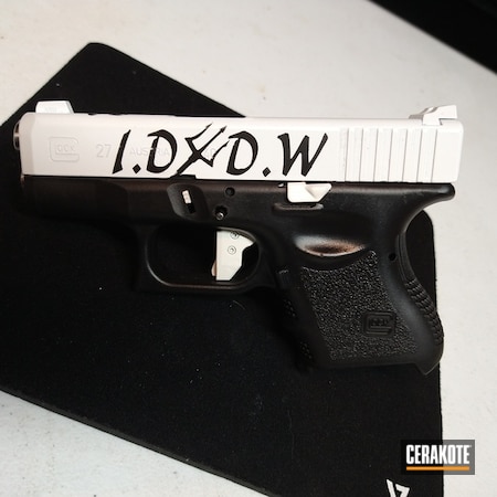 Powder Coating: 9mm,Graphite Black H-146,S.H.O.T,Stormtrooper White H-297,Glock 27,.40