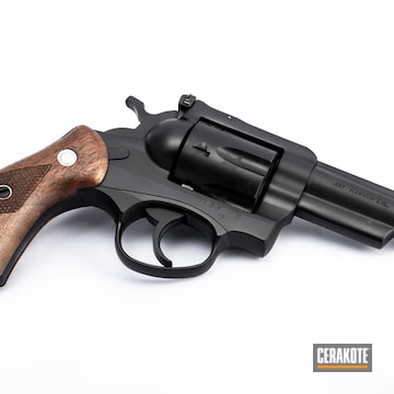 Ruger Revolver Cerakoted Using Graphite Black And Gloss Black