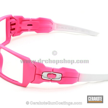 Powder Coating: Sunglasses,Bright White H-140,Ladies,Oakley,Prison Pink H-141