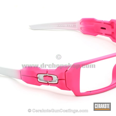 Powder Coating: Sunglasses,Bright White H-140,Ladies,Oakley,Prison Pink H-141