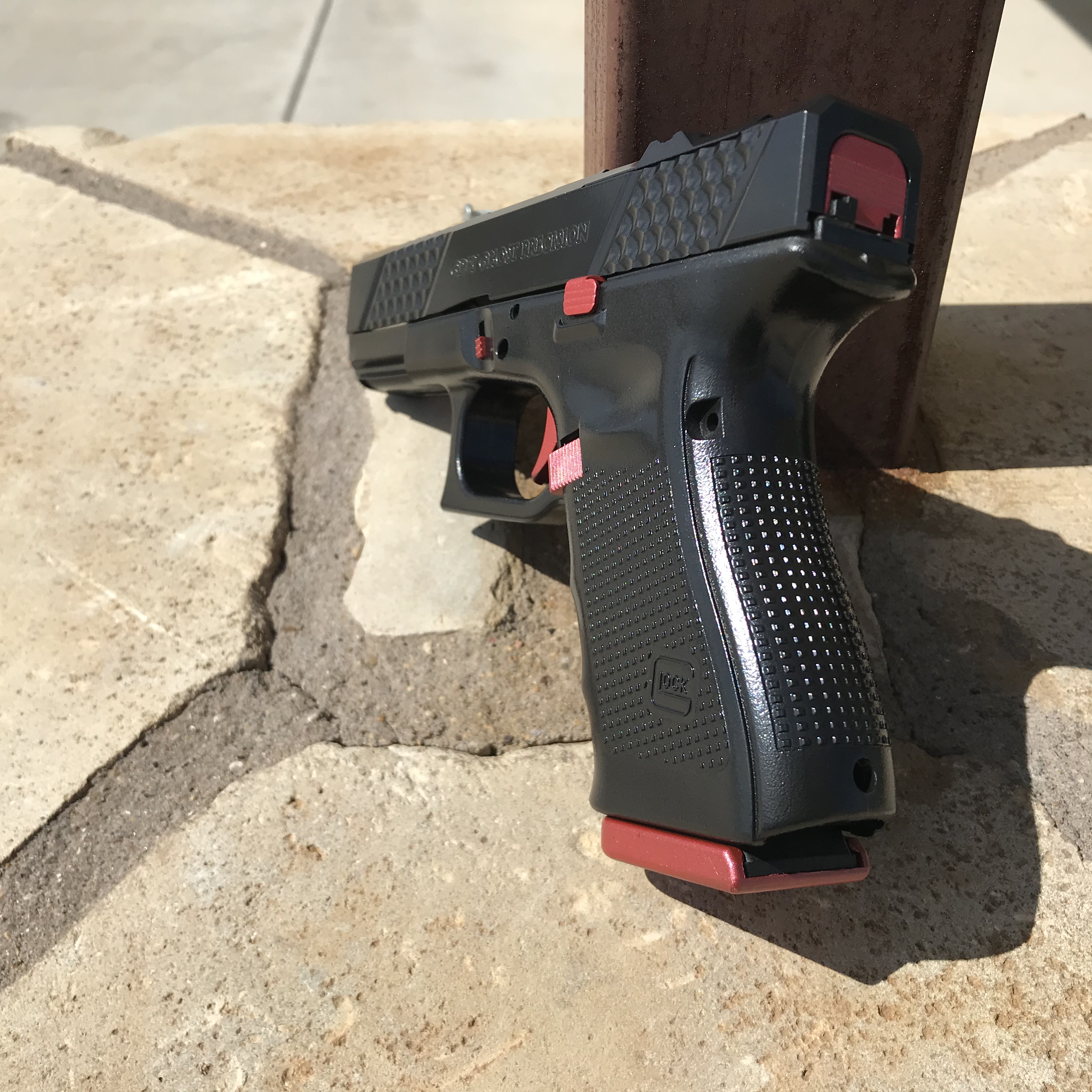 Custom Glock Cerakoted using Blackout | Cerakote