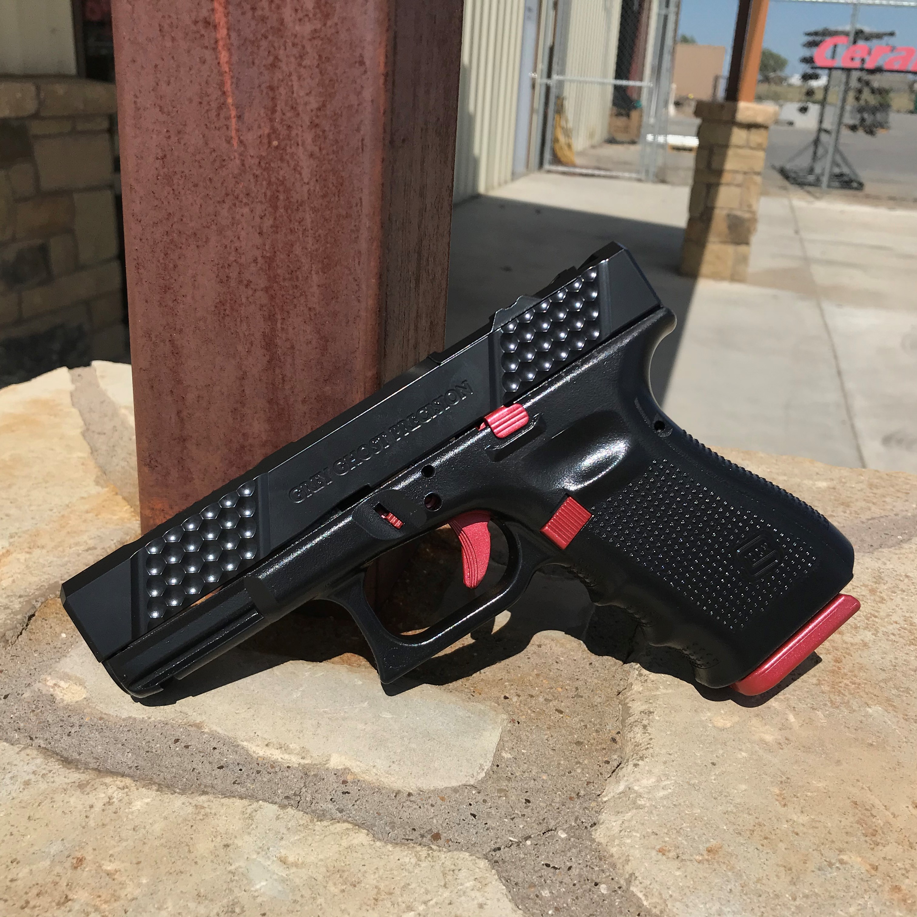 Custom Glock Cerakoted using Blackout | Cerakote