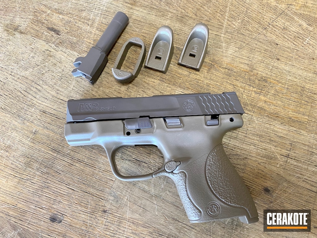 M P 9 Shield Cerakoted Using Earth And Fde Cerakote M P 9 Shield Cerakoted Using Earth And Fde Cerakote