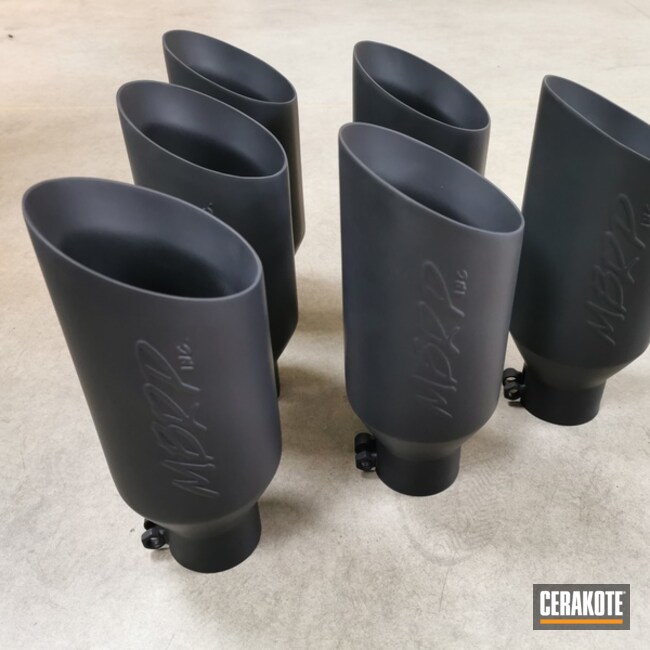 Mbrp Exhaust Tips Cerakoted Using Graphite Black