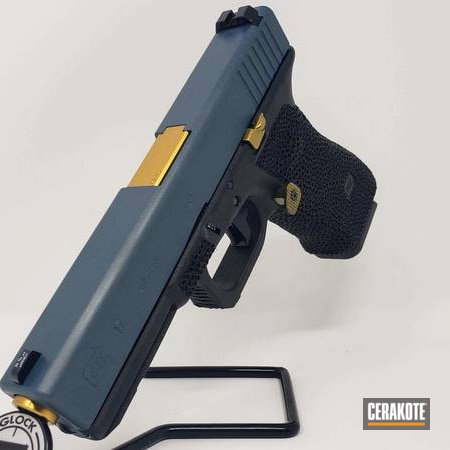 Powder Coating: Glock,GunCandy,S.H.O.T,Pistol,Blue Titanium H-185,Glock 17