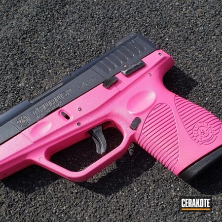 Powder Coating: Pink,S.H.O.T,Pistol,Taurus,Prison Pink H-141