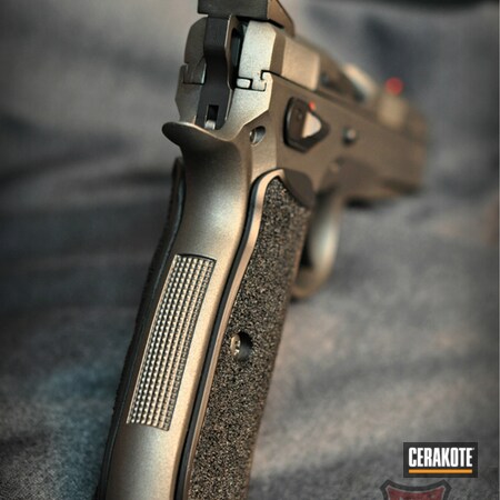 Powder Coating: Graphite Black H-146,Handguns,CZ,Tungsten H-237