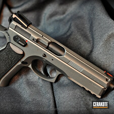 Powder Coating: Graphite Black H-146,Handguns,CZ,Tungsten H-237