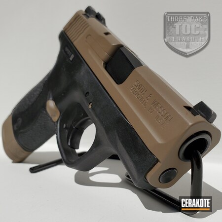 Powder Coating: 9mm,Smith & Wesson,M&P Shield,S.H.O.T,Pistol,MAGPUL® FLAT DARK EARTH H-267